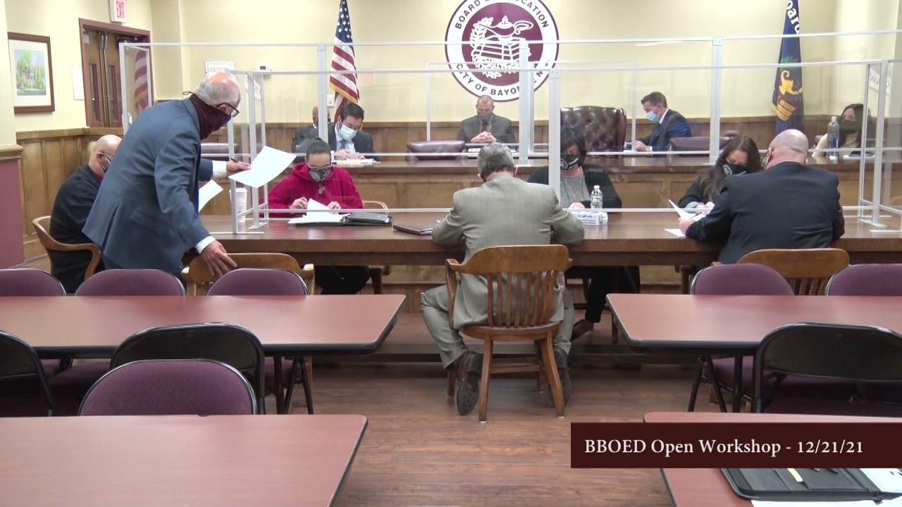 Bayonne Board of Education - Open Workshop - 12/21/21 - YouTube