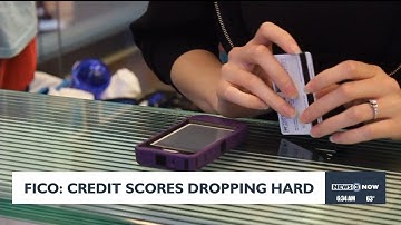 FICO: Credit scores dropping hard