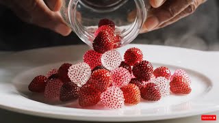 Hypnotic Fruit Glass Jar ASMR Videos | 🍓🍊🍌🍏🍋🍒🍇 Hyper-Realistic Mini Fruits | Relaxing Sounds  screenshot 5