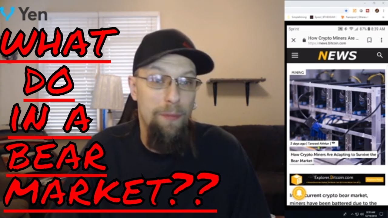 How are you mining in a BEAR market???
