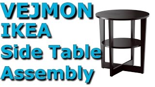 VEJMON Coffee table - black-brown - IKEA Complete Assembly 401.366.81
