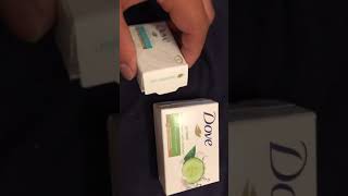 Unboxing Miniature dove soap bar