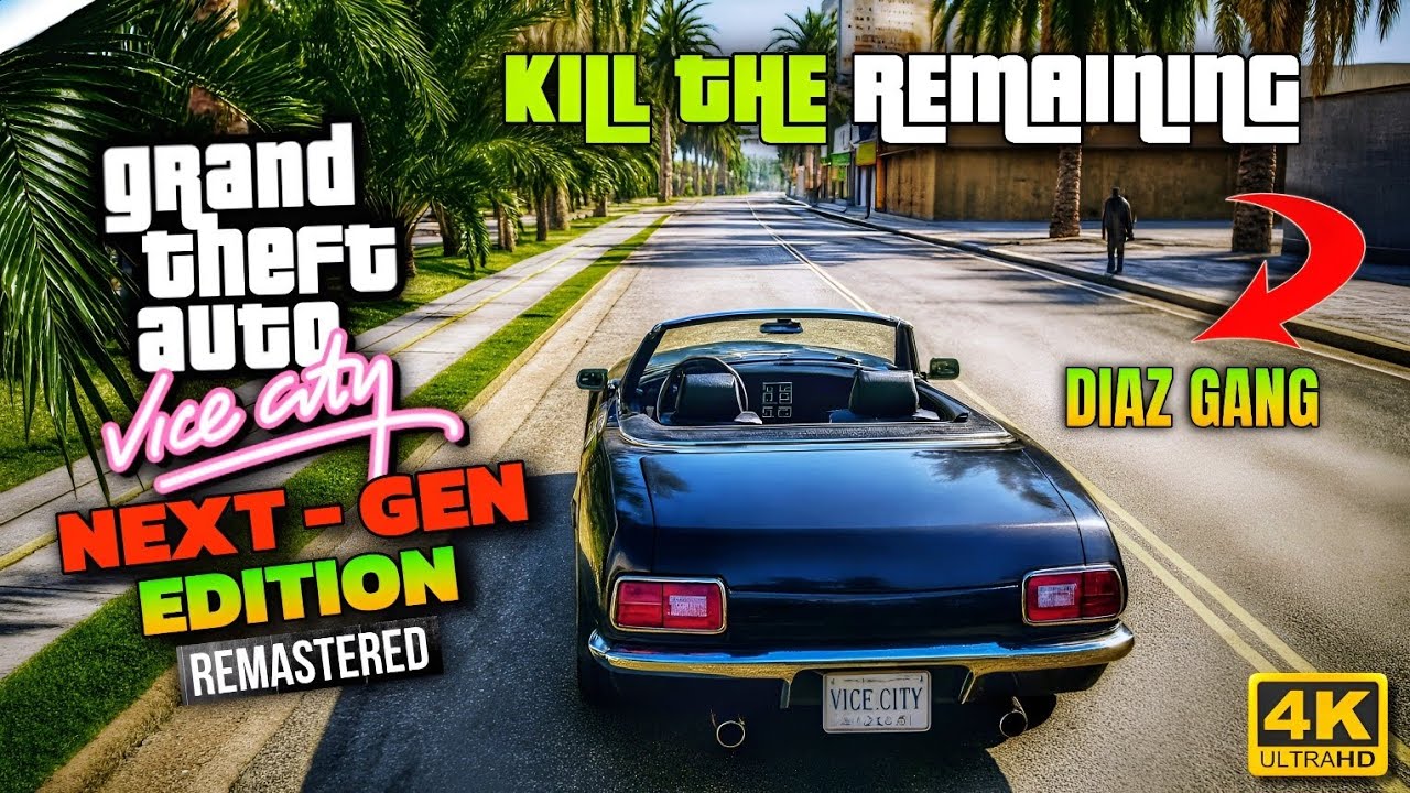 GTA Vice City Next Gen Remastered – Loose Ends Mission Ultra 4K High Graphics Gameplay No Commentary
