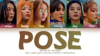 RED VELVET (레드벨벳) 'POSE' - You As A Member [Karaoke] || 6 Members Ver.