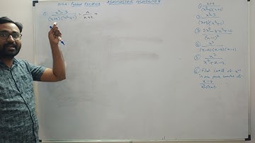 PARTIAL FRACTIONS/MATH 2A/SHORT ANSWERS/IPE IMP/SAIMASTER ACADEMY