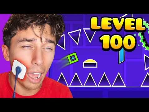 Beating Geometry Dash With A PERIOD CRAMP Simulator (Worst Pain Ever)