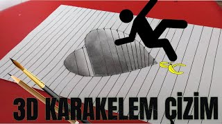 3D Kalp Yapalim-How To Draw A Cute 3D Heart Shape - Easy Drawing