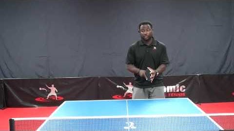 Setting Up the Backhand Loop in Competition (Table Tennis)