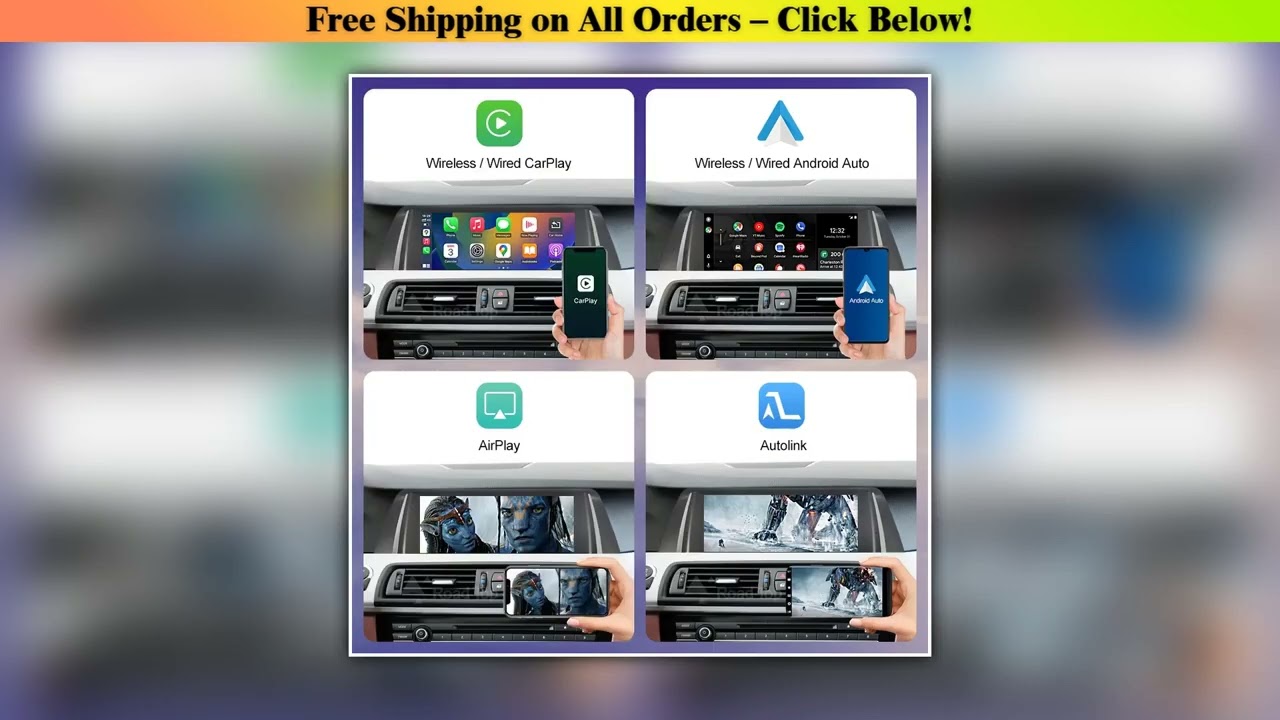 1920*720 Multimedia Touch Screen Wireless Carplay For BMW F10 F11 5 Series CIC NBT System