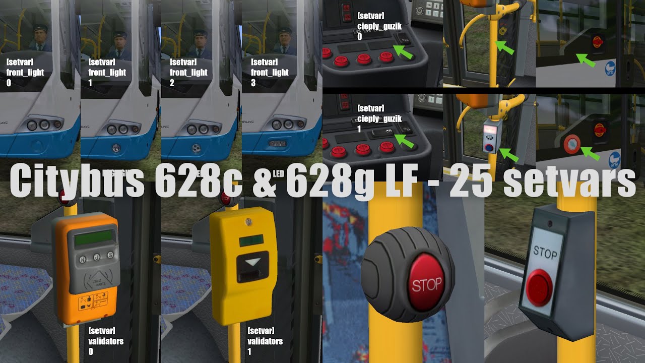 Citybus 628c & 628g LF - OMSI 2 - [setvar] list