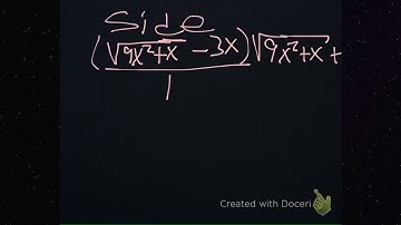 Infinite limits example 2