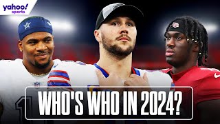 2024 NFL MVP, Rookie & SB PICKS! Josh Allen, Micah Parsons, Marvin Harrison Jr. | Yahoo Sports