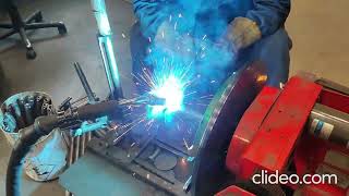 Man Made Welding Machine plus Light Symphony  Cheaper Than Robots U0026 Machines 45 Seconds Of Joy