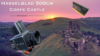 Helblad 500Cm Medium Format Film Sunrise Photography At Corfe Castle