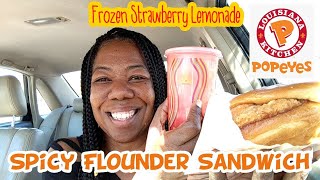 Popeyes Y Flounder Fish Sandwich Review Best Fish Sandwich? Or Too Y?
