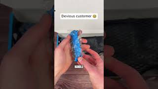 He Claimed We Sent An Empty Blue Box