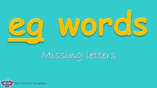 CVC eg missing letters | Read aloud | Level 1| Finding the missing Letter | The Infinite Academy
