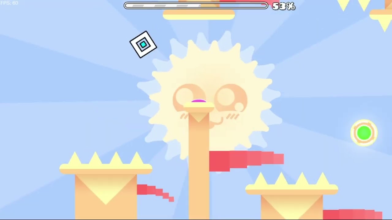 "Sunshine" by Unzor [All Coins] | Geometry Dash 2.204