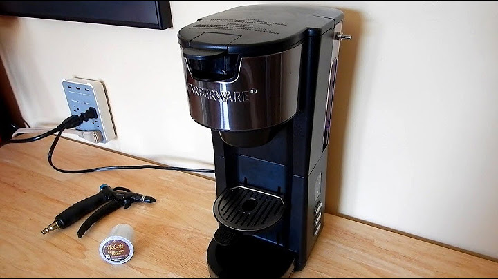 Farberware k cup coffee maker troubleshooting