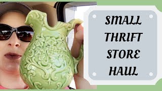 SMALL GOODWILL THRIFT  HAUL || MONDAY THRIFTING || THRIFTED SPRING DECOR