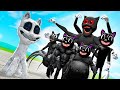 БЕЛЫЙ МУЛЬТЯШНЫЙ КОТ ПРОТИВ ВСЕХ КАРТУН КЭТОВ В ГАРРИС МОД! SCP WHITE CARTOON CAT В Garry`s Mod!