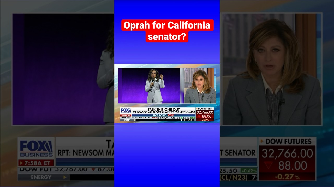 Rumors swirl that Oprah Winfrey may be tapped to replace Sen. Dianne Feinstein #shorts