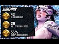 Surefour Top 500 Widow - 43 elims! [ Overwatch Season 27 Top 500 ]