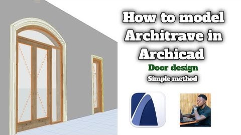 How to model Architrave on door in Archicad