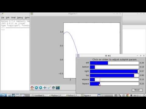 Python plot sin cos and tan using pylab and numpy