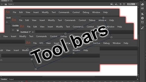005 - Animate cc - Toolbars
