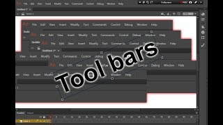 005 - Animate cc - Toolbars