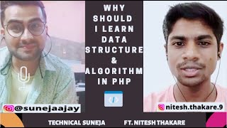 Celebrity Why should I learn Data Structures & Algorithms In PHP  ft. Nitesh Thakre🔥 Net Worth