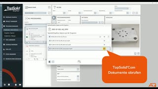 Topsolidshopfloor Modul Program Manager