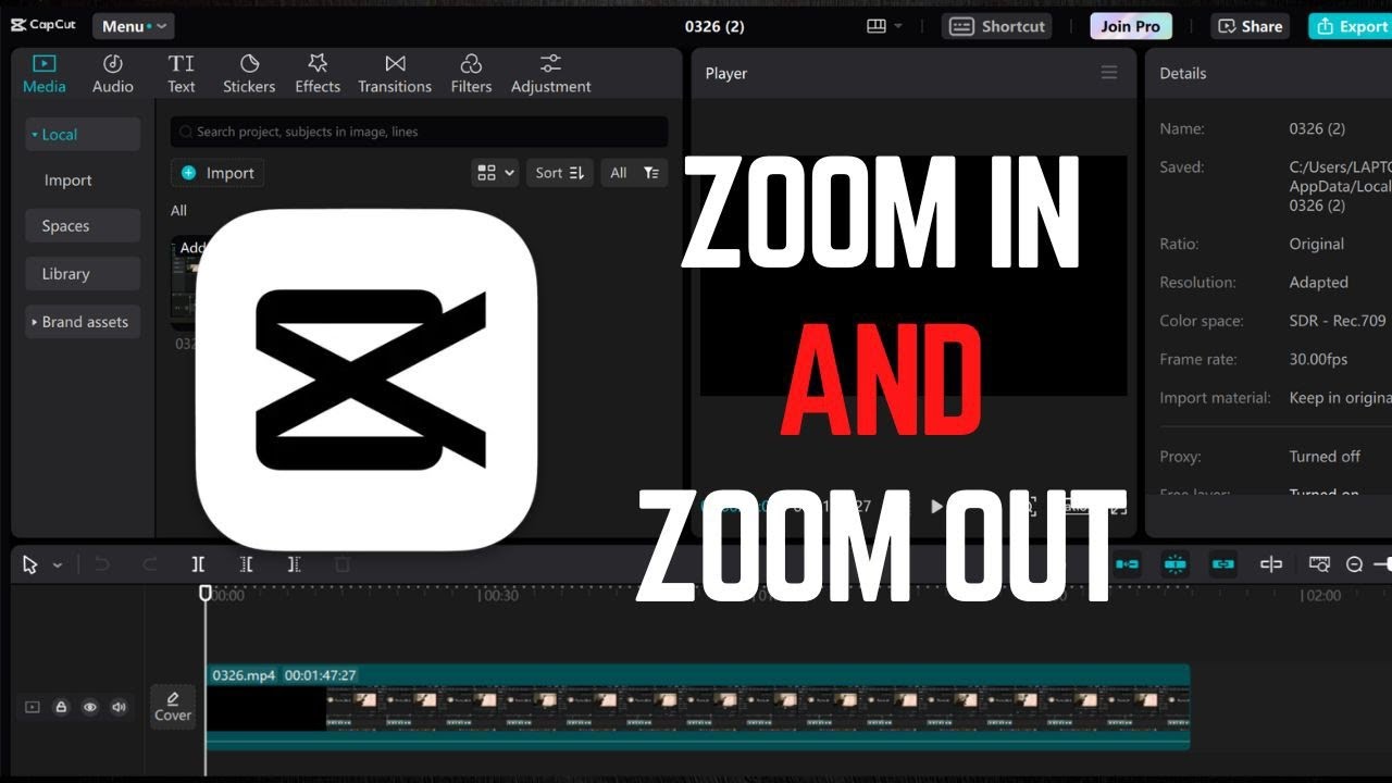 How To Zoom In and Out In CapCut PC (Step-by-Step Tutorial!) - YouTube