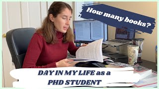WORK LOAD, READING STRATEGIES, BURN OUT | Day in My Life as a PhD Student