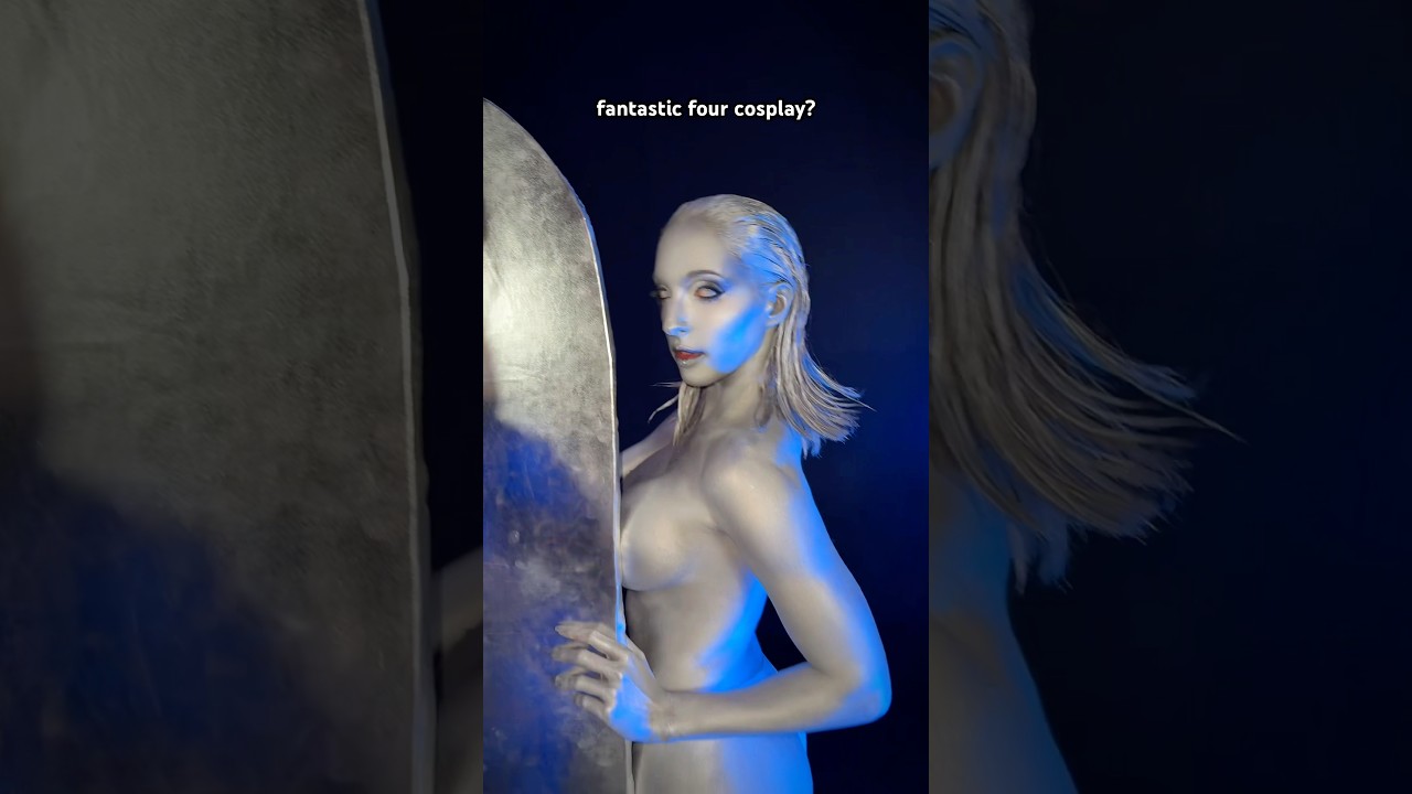 Silver Surfer and Invisible Woman cosplay?! 👀 #fantasticfour #fantasticfourfirststeps #cosplay