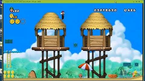NSMBW Custom Level Mario Custom Level Beach - New Super Mario Bros Wii