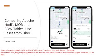 Comparing Apache Hudi's MOR and COW Tables: Use Cases from Uber