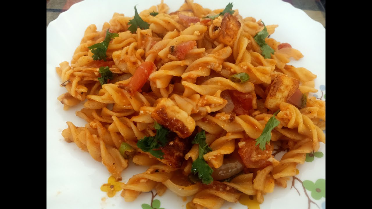QUICK AND  EASY PANEER PASTA |NO SPICES  