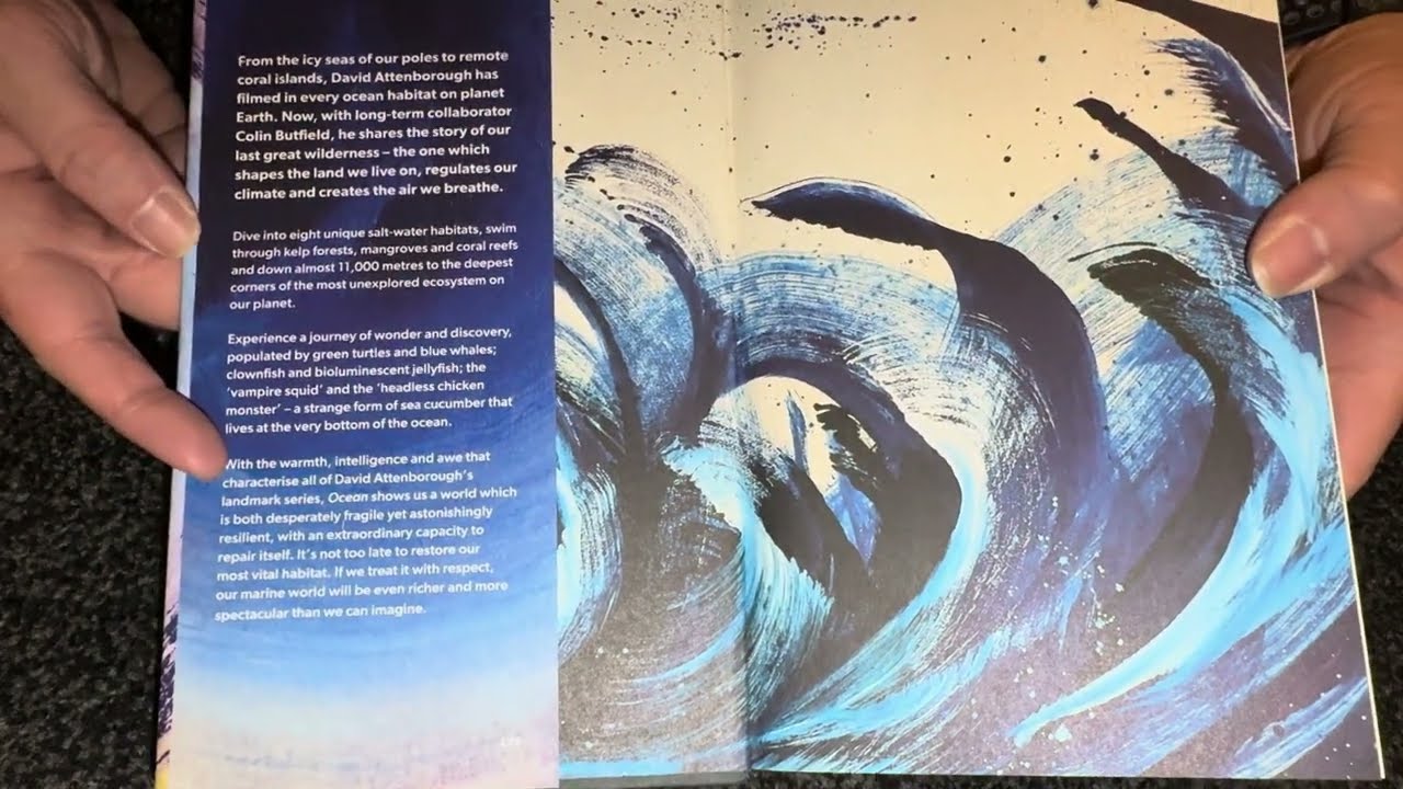 Nostalgamer 4K Unboxing Ocean Earths Last Wilderness Signed By The Authors David Attenborough ColinB