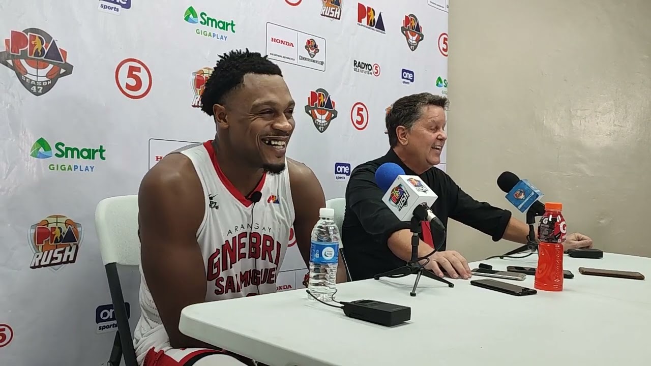 Barangay Ginebra postgame press conference after 115-96 win over Converge