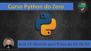 Curso de Python - Aula 11 - Revisão para a Prova