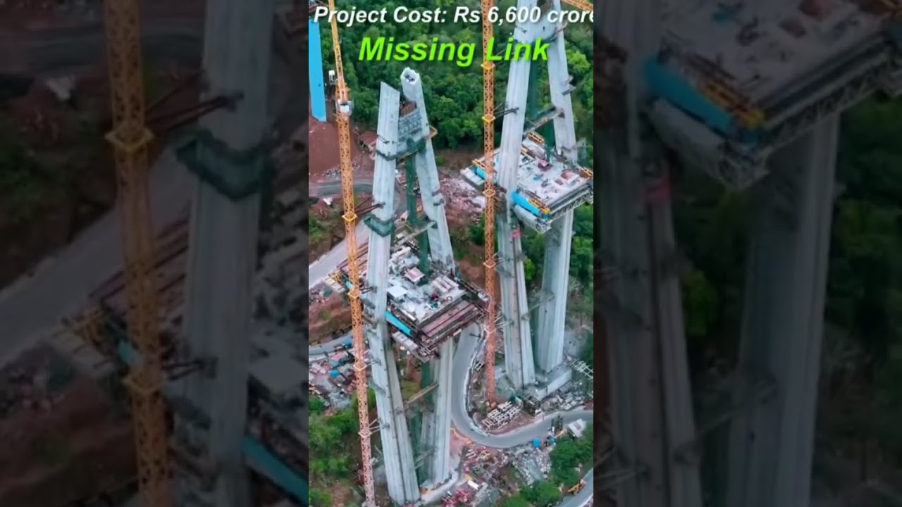 mumbai puna missing link project.Amazing project.Must watch