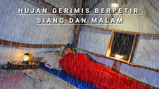 Tidur Di pondok Dengan Hujan Gerimis Berpetir Siang Malam - Somo Hamil Tua Pulang Ke Desa