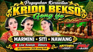 #LIVE KARAWITAN KRIDO BEKSO / WEDDING JOKO & GRANDIS / PRJ AUDIO /KUWOJO 18 SEPTEMBER 2026