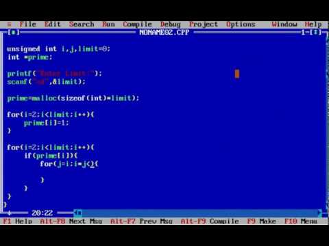 Prime number using sieve of Eratosthenes Algorithm