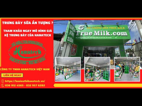 Video Cách Trưng Bày Sữa Ấn Tượng - Tham khảo mô hình GIÁ KỆ... - youtube