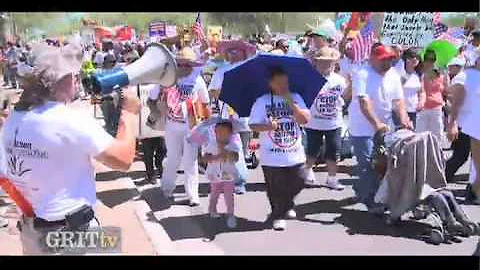 GRITtv: Thousands Protest SB 1070 in Arizona