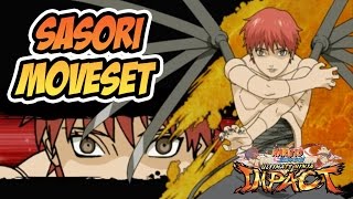 Naruto Ultimate Ninja Impact [PSP] - Sasori Moveset screenshot 4