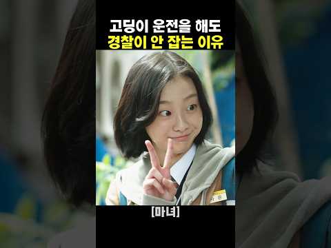 고딩이 운전을 해도 경찰이 안 잡는 이유